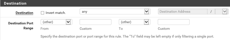 Destino Firewall pfSense